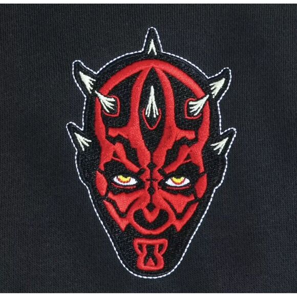 NEW Star Wars Hoodie L Darth Maul 25th Phantom Menace Anniversary Disney Black - Picture 3 of 9